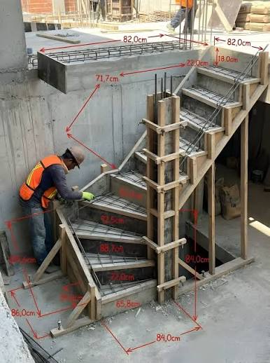 Premium stair formwork example