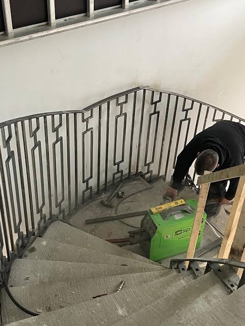 Custom stair formwork example